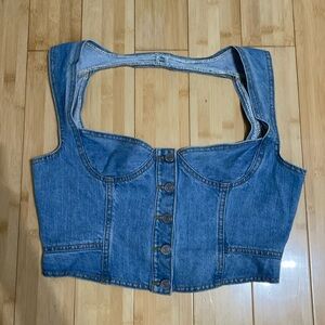 Levi’s x Danielle Guizio denim corset